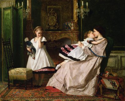 Motherly Love by Gustave Léonard de Jonghe
